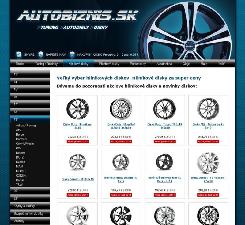 eshop webdesign