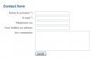 Contact form