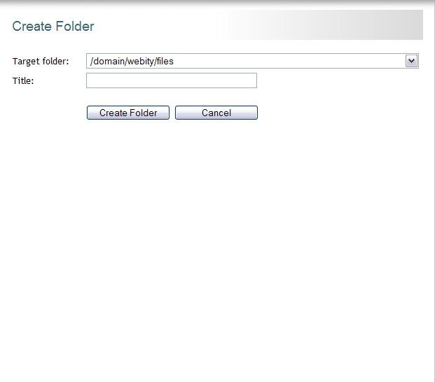 Create folder