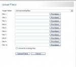 Upload files