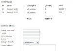 Order form