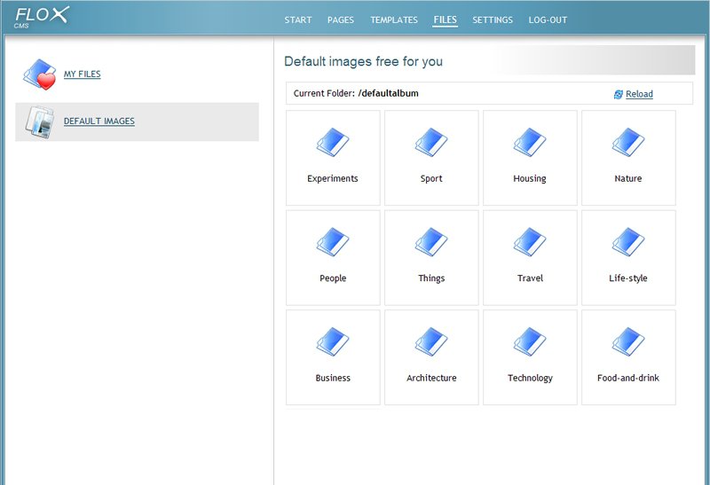 Default images