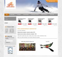 Ski sportservis webdesign and eshop programming